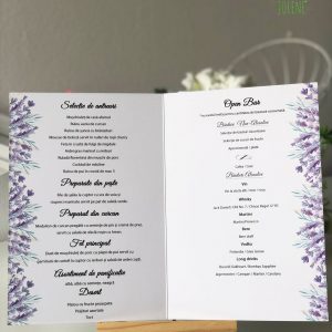 Meniu nuntÄƒ BLUE LAVENDER - imagine 3