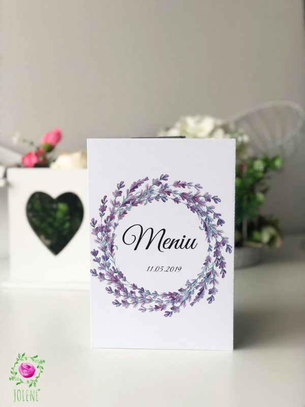 Meniu nuntÄƒ BLUE LAVENDER