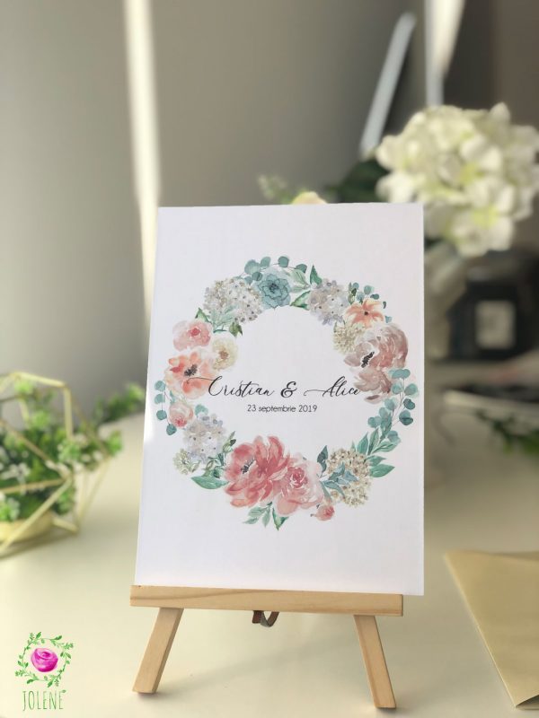 InvitaÈ›ie de nuntÄƒ FLORAL CROWN